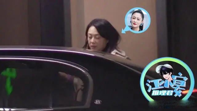 陈红聚餐后现身地库 身穿浅色上衣面容有些憔悴