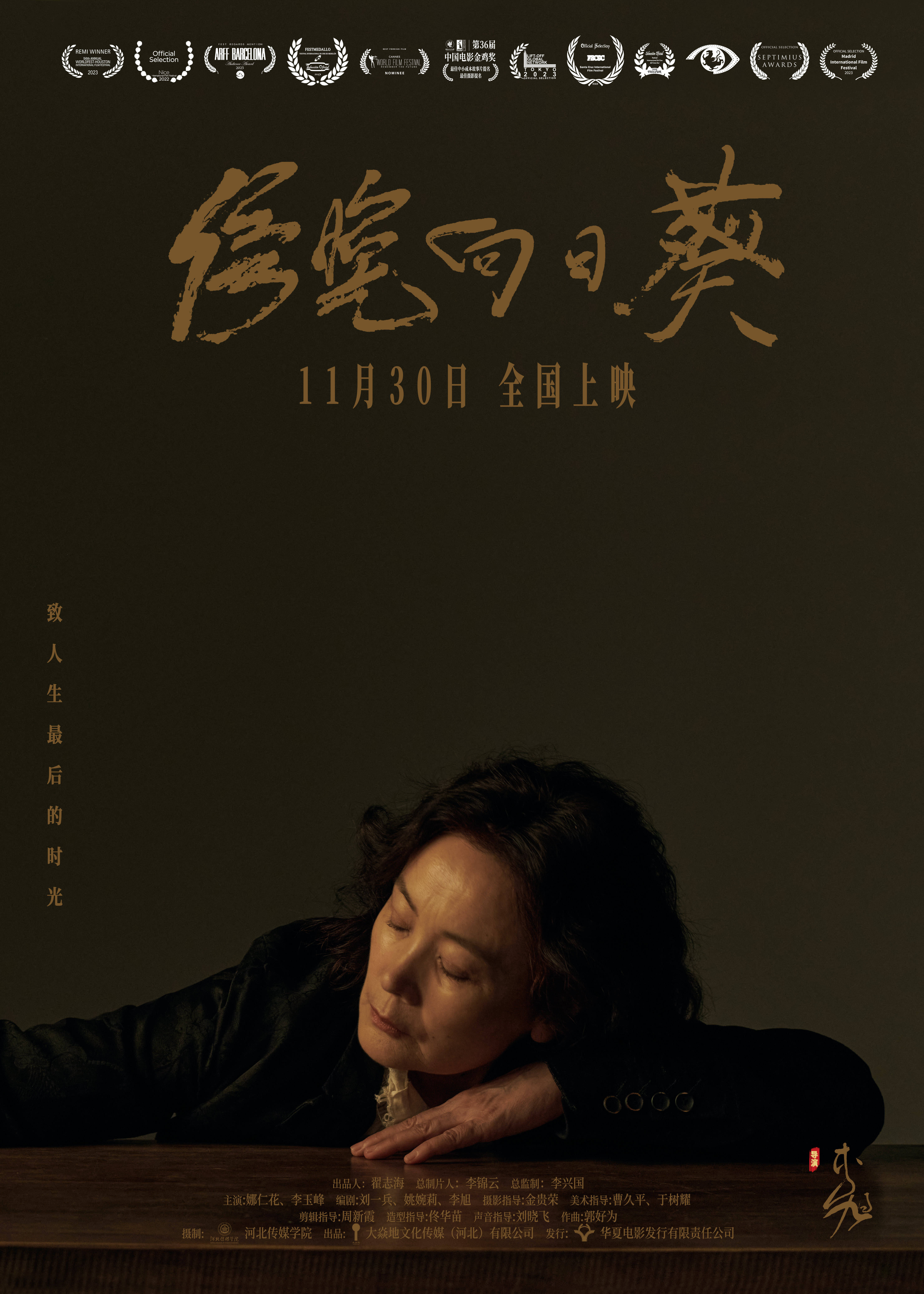 电影《傍晚向日葵》定档11月30日上映 娜仁花演绎“人生最后的时光”