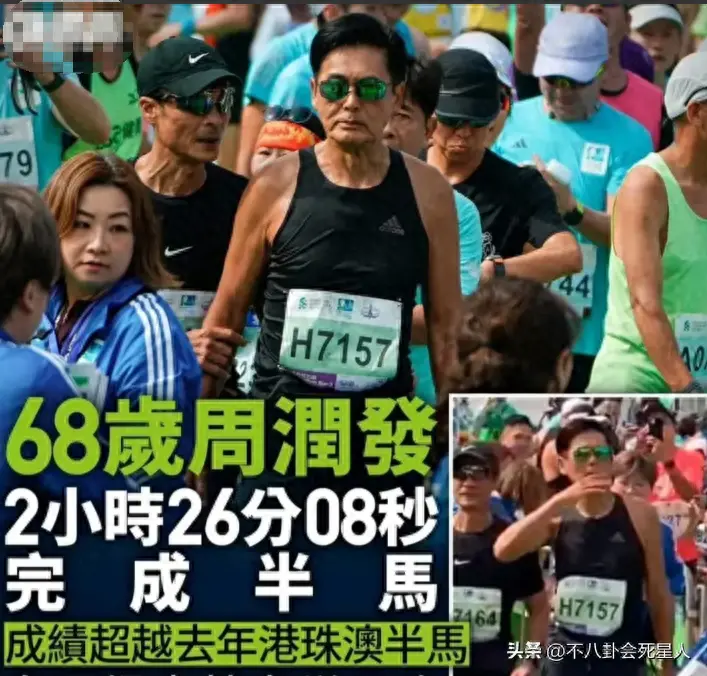 68岁周润发近照“吓人”，手臂皮包骨全是疙瘩，晚年患糖尿病