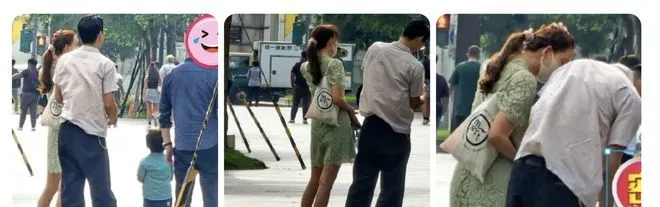 林志玲随老公外出遛娃被拍，背帆布包好朴素，2岁儿子被赞像妈妈
