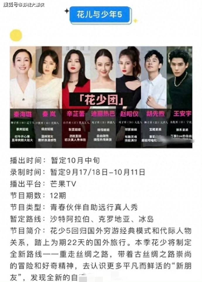 原创            《花儿与少年5》开录，热巴秦海璐辛芷蕾同框，迎来沙特阿拉伯独特旅程